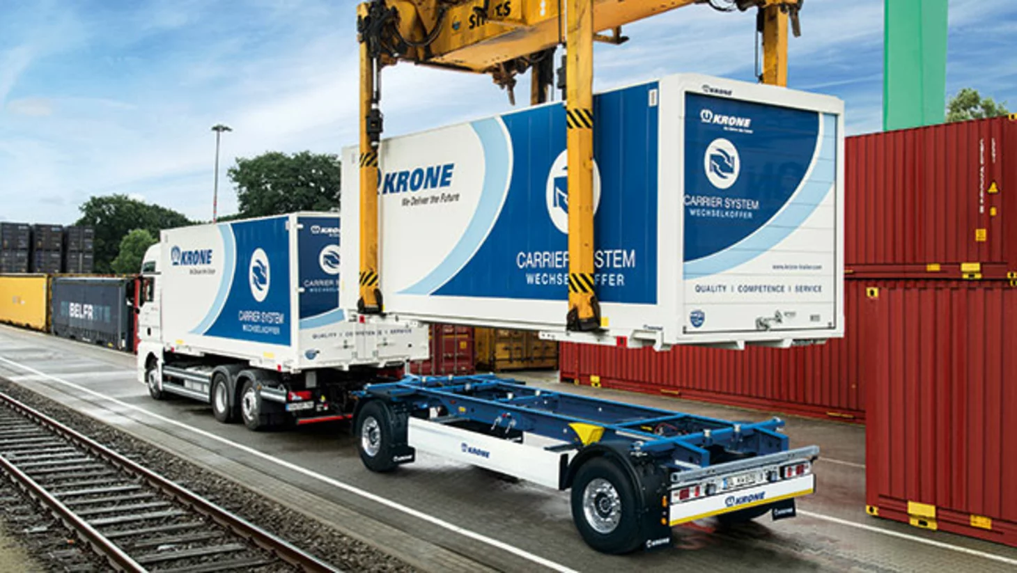 Semi-remorque Krone